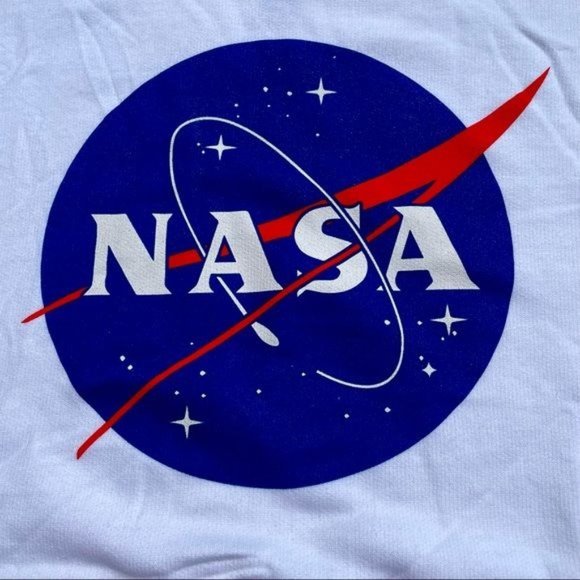 URBAN OUTFITTERS UNISEX NASA HOODIE WHITE - Picture 6 of 7